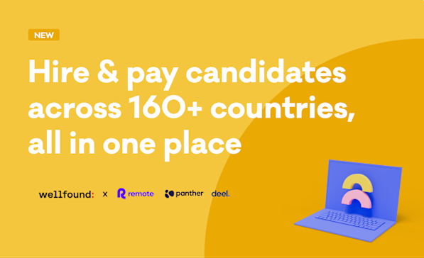 Introducing new partnerships to help you find & hire your team from anywhere in the world